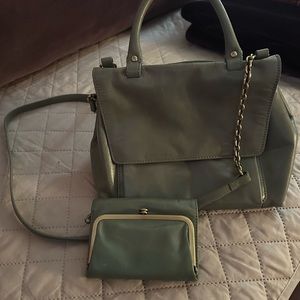 Hobo brand women’s handbag with matching wallet